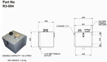 Load image into Gallery viewer, R3 TRUCK MOUNTED HYDRAULIC OIL TANK 52 LITRE