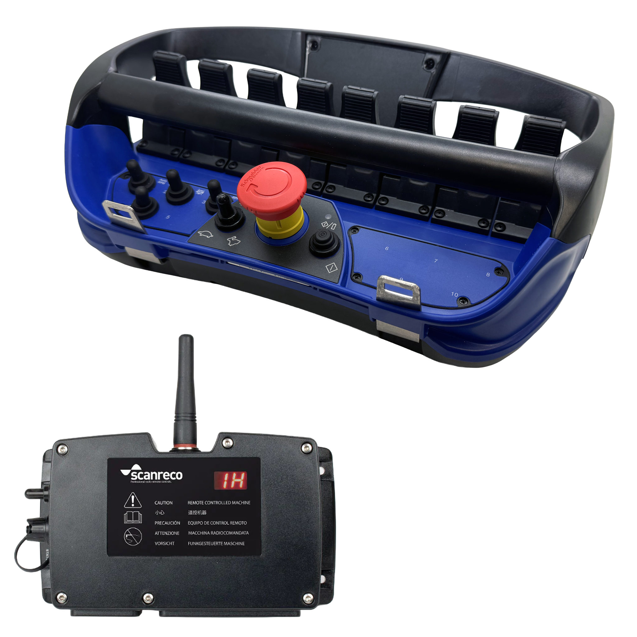 Scanreco RC400 G2B Radio Remote with Maxi 8 Lever Handset For Danfoss ...