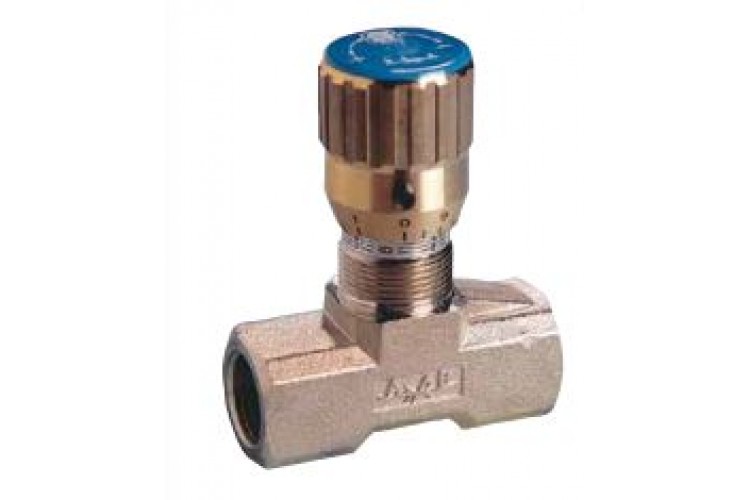 TOGNELLA Brass flow control valve 3/8" BSP 