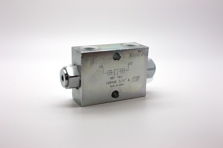 Marchesini 3/8" Dual Pilot Operated Check Valve